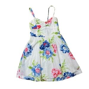 Hollister Y2K Cotton Floral Mini Sundress